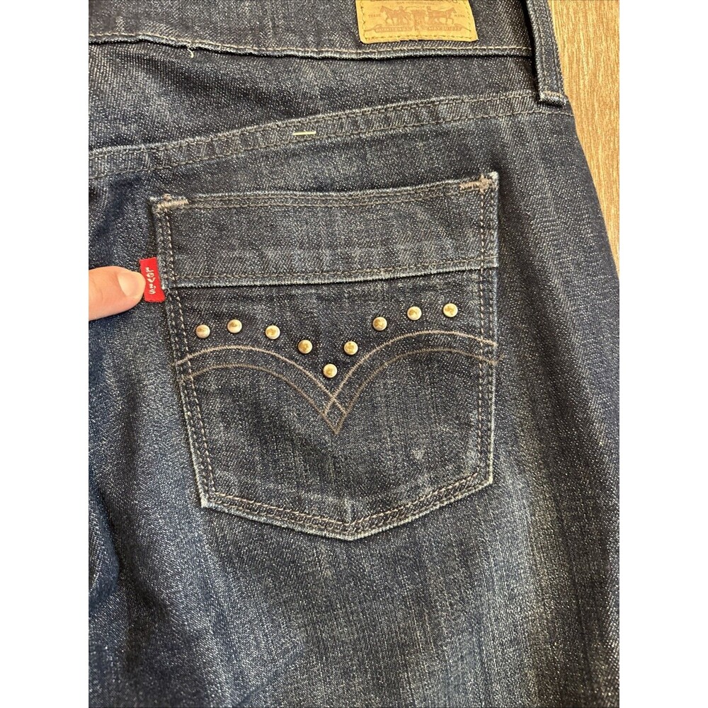 Levi's Women's Boot Cut Jeans - Dark Blue - Picture 6 of 13